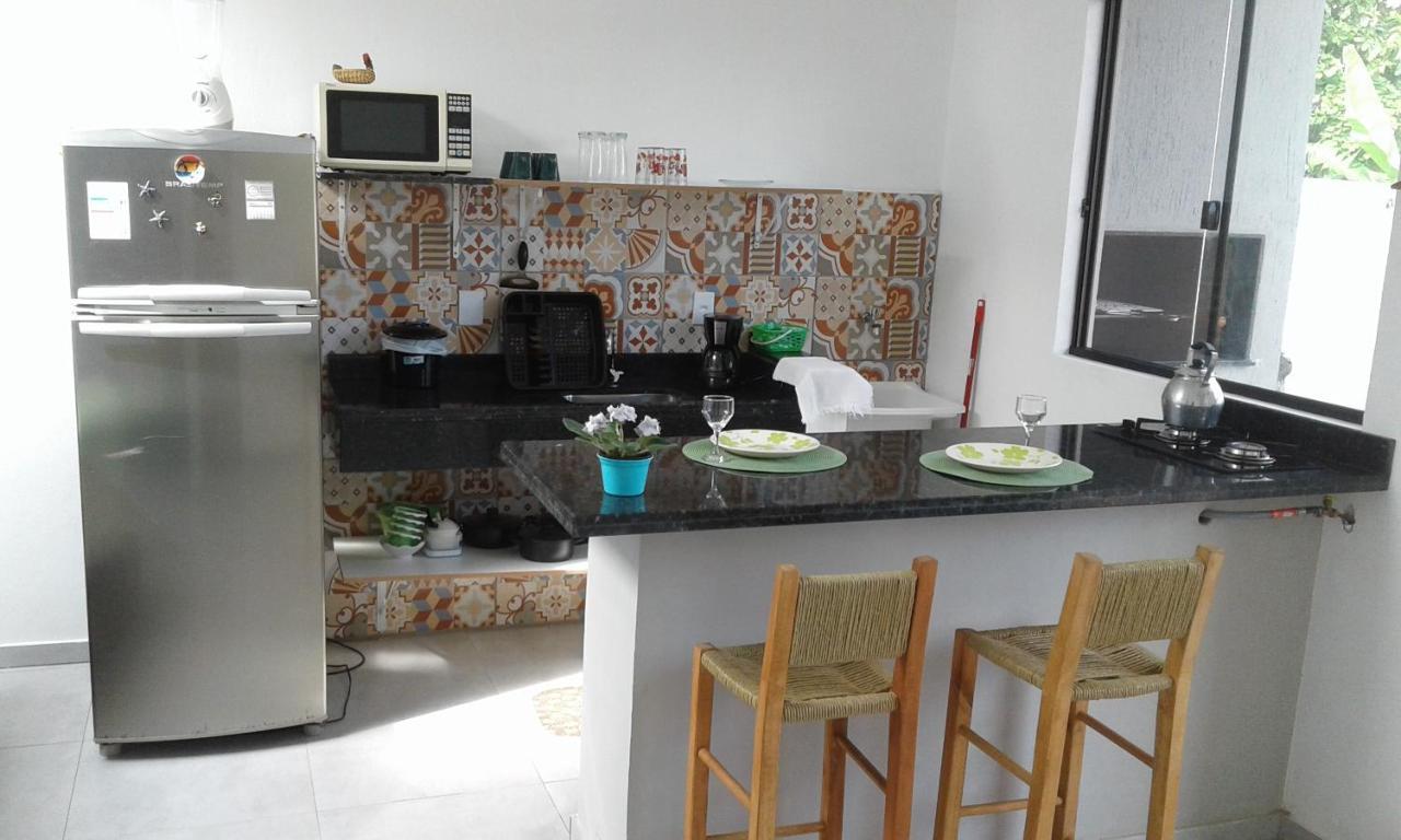 加罗帕巴Flats Da Barrinha Da Ferrugem A 500Mt Do Mar别墅 外观 照片